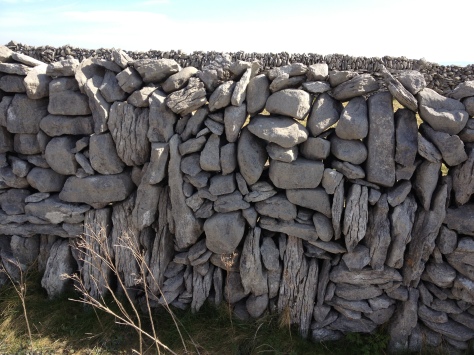 . If you counted every rock used to construct Ireland's famous walls, at a rate of one rock per second, you'd get bored really fast.